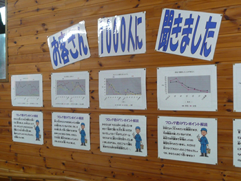 カエルとの関わりについてのアンケート調査結果の掲示