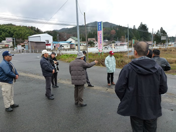案内していただいた住民の方々