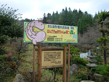 現地にあった普及啓発看板