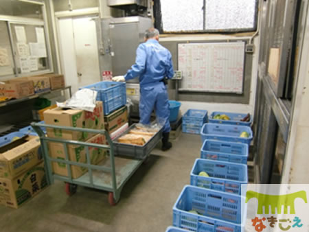 調理場の隣は配膳室