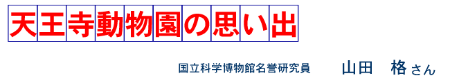 私の新しい宝もの 天王寺動物園